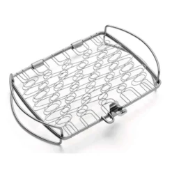 Weber Fisch- Und Gemüsehalter Klein Edelstahl Für Grills Ab ø 57 Cm Und Q-1000 Serie