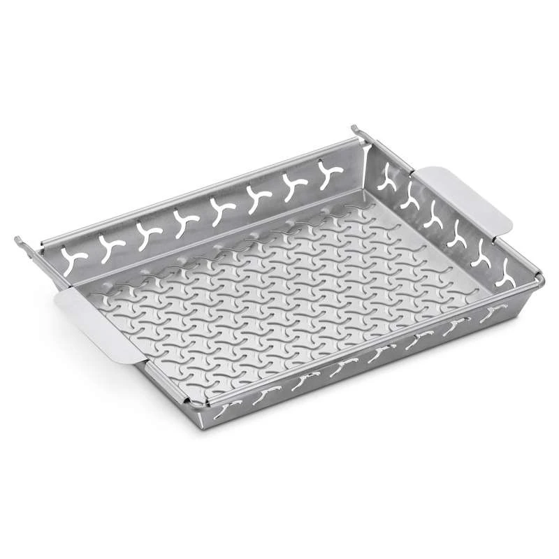 Weber Elevations Tiered Grilling System (ETGS) Grillkorb Mit Halter Edelstahl 1 Weber Elevations Tiered Grilling System (ETGS) Grillkorb Mit Halter Edelstahl