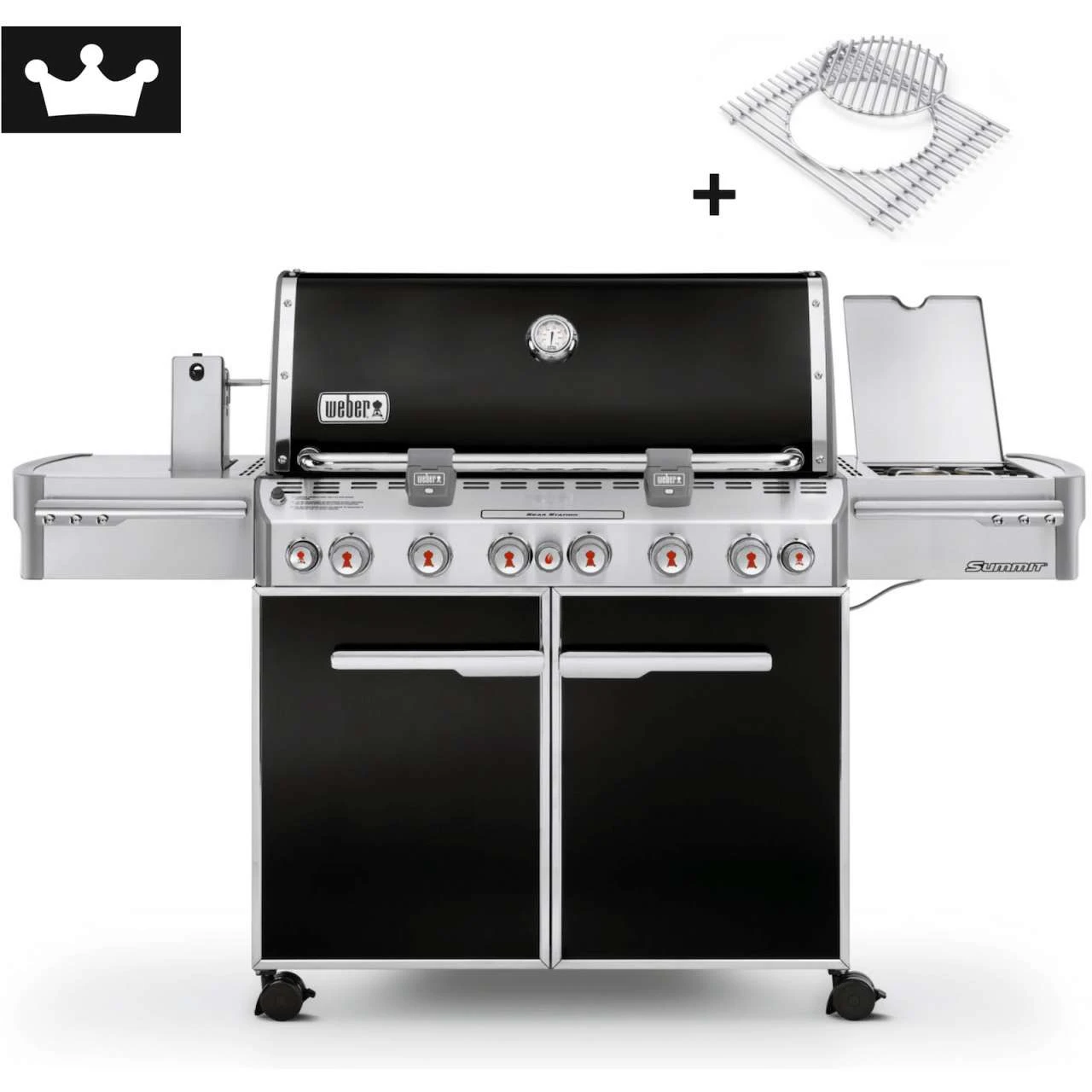 Weber Gasgrill Summit E-670 GBS Black Mit Premium Abdeckhaube 1 Weber Gasgrill Summit E-670 GBS Black Mit Premium Abdeckhaube
