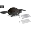 Weber Gasgrill Q 2200 Black Inkl. Hitzeschild Und Bratenrost