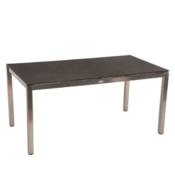 Stern Gartentisch 160x90 Cm Edelstahl Vierkantrohr/Silverstar 2.0 Dekor Wählbar Tisch
