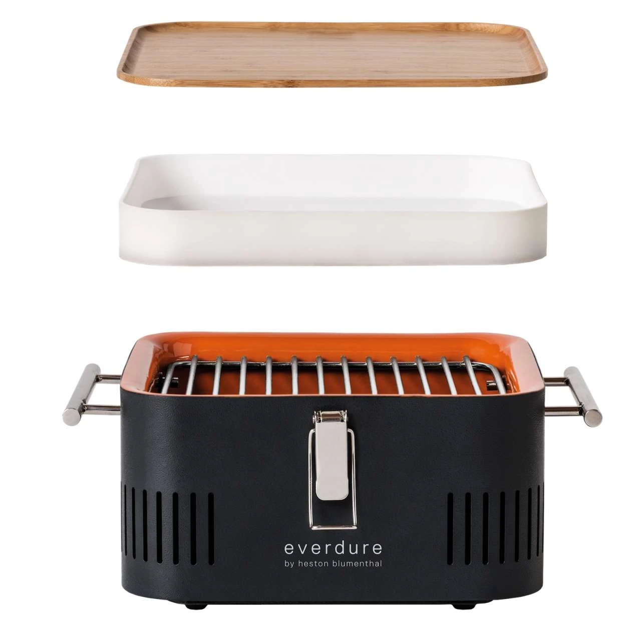 Everdure Holzkohlegrill Cube Farbe Orange Tragbar Ca. 38 X 32 X 22 Cm HBCUBEOEU 2 Everdure Holzkohlegrill Cube Farbe Orange Tragbar Ca. 38 X 32 X 22 Cm HBCUBEOEU – Bild 2