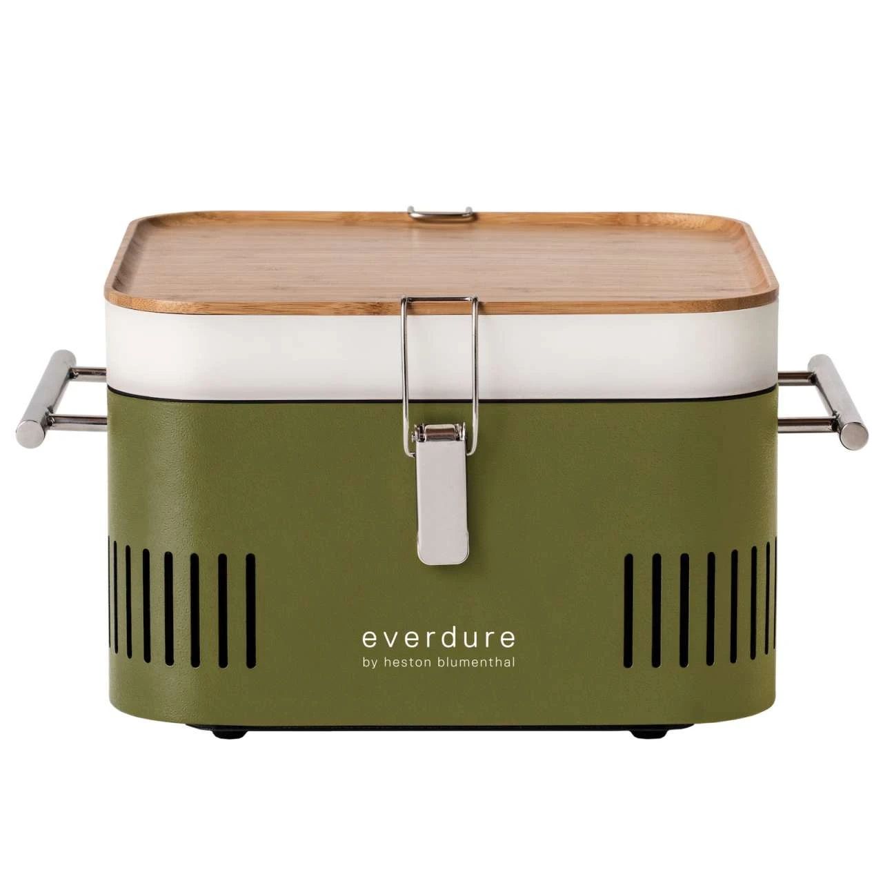 Everdure Holzkohlegrill Cube Farbe Khaki Tragbar Ca. 38 X 32 X 22 Cm HBCUBEKEU 1 Everdure Holzkohlegrill Cube Farbe Khaki Tragbar Ca. 38 X 32 X 22 Cm HBCUBEKEU