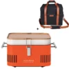 Everdure Holzkohlegrill Cube Farbe Orange Tragbar Inkl. Transporttasche
