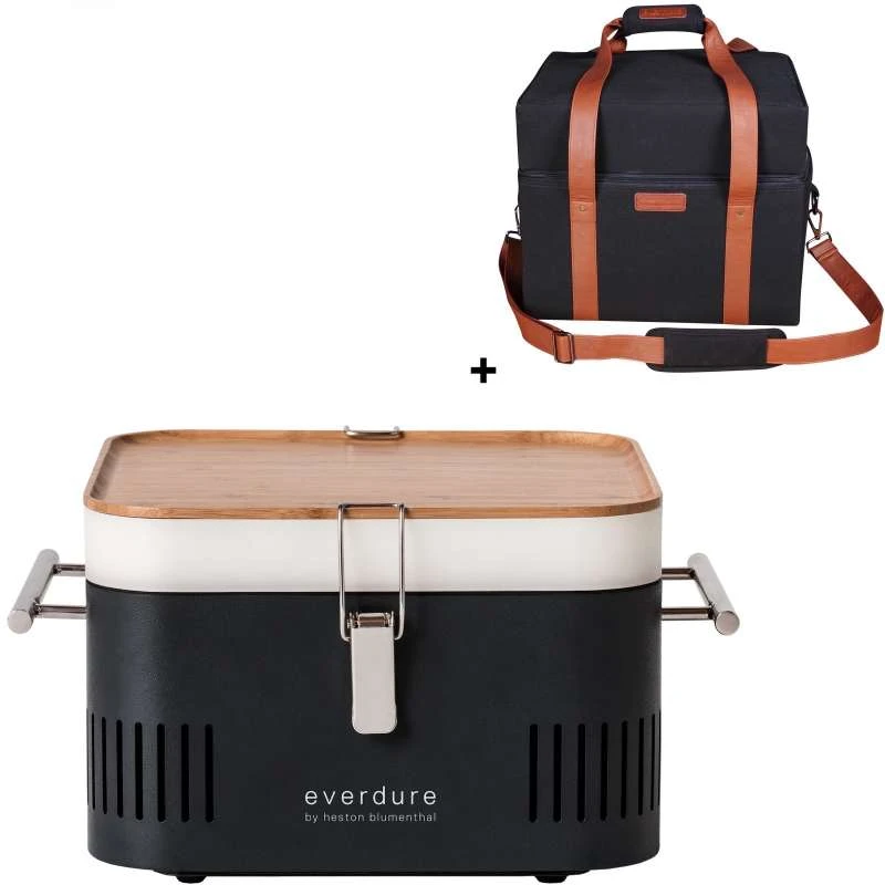 Everdure Holzkohlegrill Cube Farbe Graphite Tragbar Inkl. Transporttasche 1 Everdure Holzkohlegrill Cube Farbe Graphite Tragbar Inkl. Transporttasche