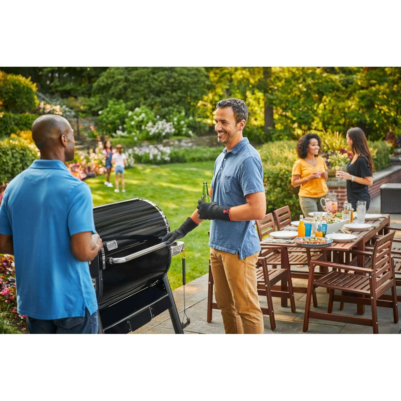 Weber SmokeFire EX6 GBS Holzpelletgrill 2. Generation Black 4 Weber SmokeFire EX6 GBS Holzpelletgrill 2. Generation Black – Bild 4