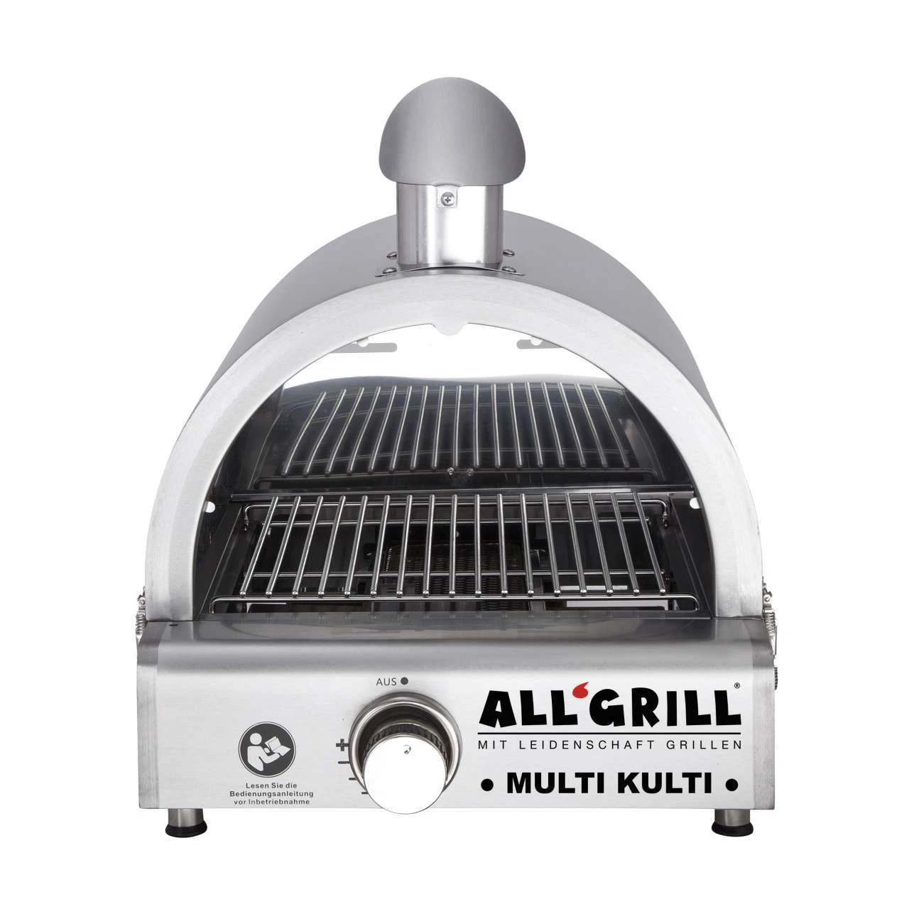 Allgrill MULTI-KULTI Set 2 Zündgesichert - Gasgrill + Edelstahlpizzahaube Mit Kamin 2 Allgrill MULTI-KULTI Set 2 Zündgesichert - Gasgrill + Edelstahlpizzahaube Mit Kamin – Bild 2