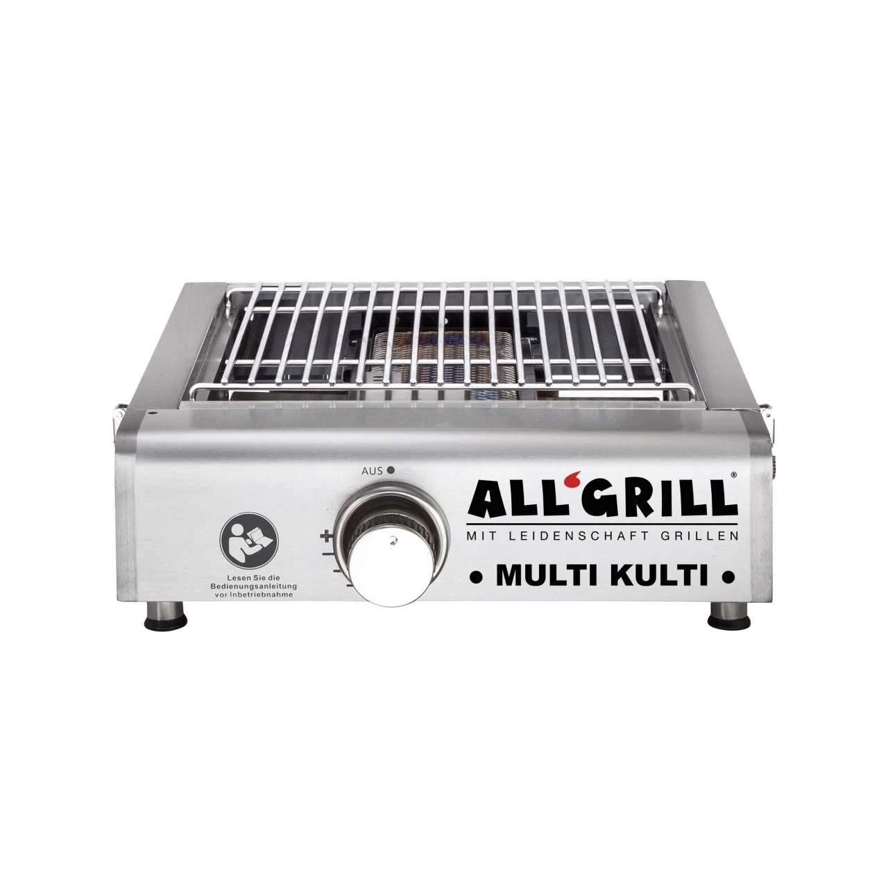 Allgrill MULTI-KULTI Set 1 Zündgesichert - Gasgrill + Pizzastein + Gusspfanne 3 Allgrill MULTI-KULTI Set 1 Zündgesichert - Gasgrill + Pizzastein + Gusspfanne – Bild 3