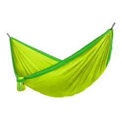 La Siesta Reise-Hängematte COLIBRI 3.0 Palm Grün Doppel-Reisehängematte Inkl. Befestigungsmaterial