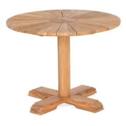 Sonnenpartner Gartentisch Solis Rund Ø 100 Cm Teakholz Old Teak Tisch Esstisch