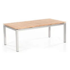 Sonnenpartner Gartentisch Base 200x100 Cm Aluminium Silber Tischsystem