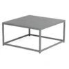 Sonnenpartner Lounge-Tisch Basic Aluminium 70x70 Cm Anthrazit Loungetisch Beistelltisch