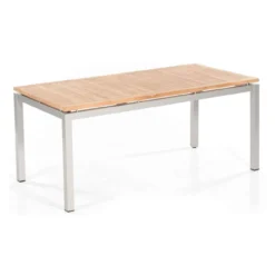 Sonnenpartner Gartentisch Base 160x90 Cm Aluminium Silber Tischsystem