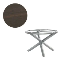 Sonnenpartner Gartentisch Base-Spectra Rund 100 Cm Aluminium Anthrazit Tischsystem