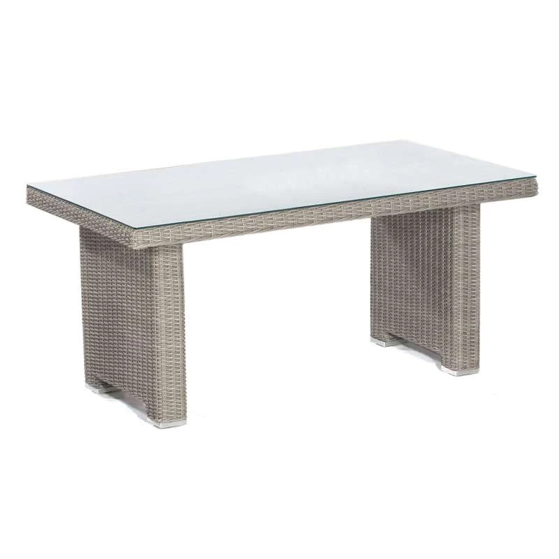 Sonnenpartner Dining-Tisch Residence 140x80 Cm Aluminium Mit Polyrattan Stone-grey Mit Glas Loungeti 1 Sonnenpartner Dining-Tisch Residence 140x80 Cm Aluminium Mit Polyrattan Stone-grey Mit Glas Loungeti