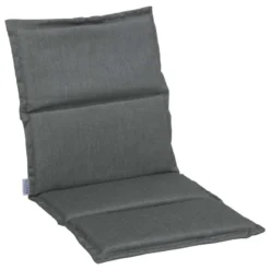 Stern Auflage Für Stapelsessel Outdoorstoff Seidengrau Uni 93x46 Cm Universalauflage Sitzkissen