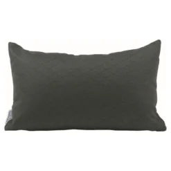 Stern Dekokissen Outdoorstoff Raute Dunkelgrau 35x55 Cm Gartenkissen Kuschelkissen