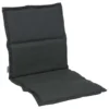 Stern Auflage Für Stapelsessel Outdoorstoff Schiefergrau Uni 93x46 Cm Universalauflage Sitzkissen