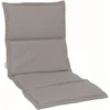 Stern Auflage Für Stapelsessel Outdoorstoff Graubraun Uni 93x46 Cm Universalauflage Sitzkissen