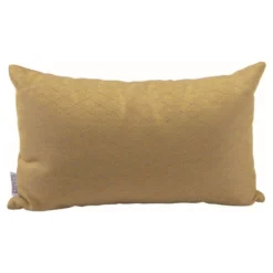 Stern Dekokissen Outdoorstoff Raute Gelb 35x55 Cm Gartenkissen Kuschelkissen