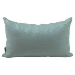 Stern Dekokissen Outdoorstoff Raute Hellblau 35x55 Cm Gartenkissen Kuschelkissen