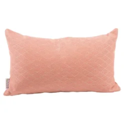 Stern Dekokissen Outdoorstoff Raute Koralle 35x55 Cm Gartenkissen Kuschelkissen