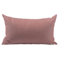 Stern Dekokissen Outdoorstoff Koralle Uni 35x55 Cm Gartenkissen Kuschelkissen