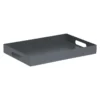 Stern Tablett Aluminium Graphit 40x60 Cm Serviertablett Mit Rand
