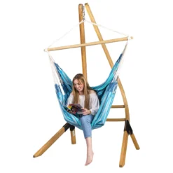 La Siesta Hängestuhlständer Calma Natur Holz-Gestell Für Hängestühle CAA21-1 Lärche -TerrassenLux Verkäufe 000554150000 3 1280x1280