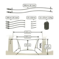 La Siesta ClassicFly Regenschutz Sonnenschutz Für Hängematten Forest Grün 400x150 Cm 11 La Siesta ClassicFly Regenschutz Sonnenschutz Für Hängematten Forest Grün 400x150 Cm -TerrassenLux Verkäufe 000554260000 5 1280x1280
