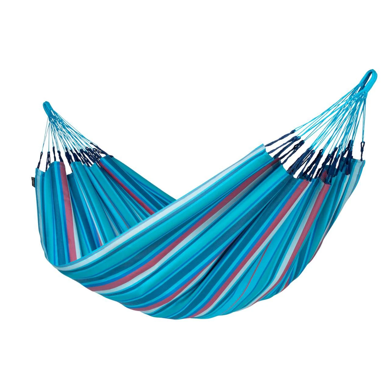 La Siesta Hängematte BRISA Wave Blau Klassische Doppel-Hängematte Outdoor 1 La Siesta Hängematte BRISA Wave Blau Klassische Doppel-Hängematte Outdoor