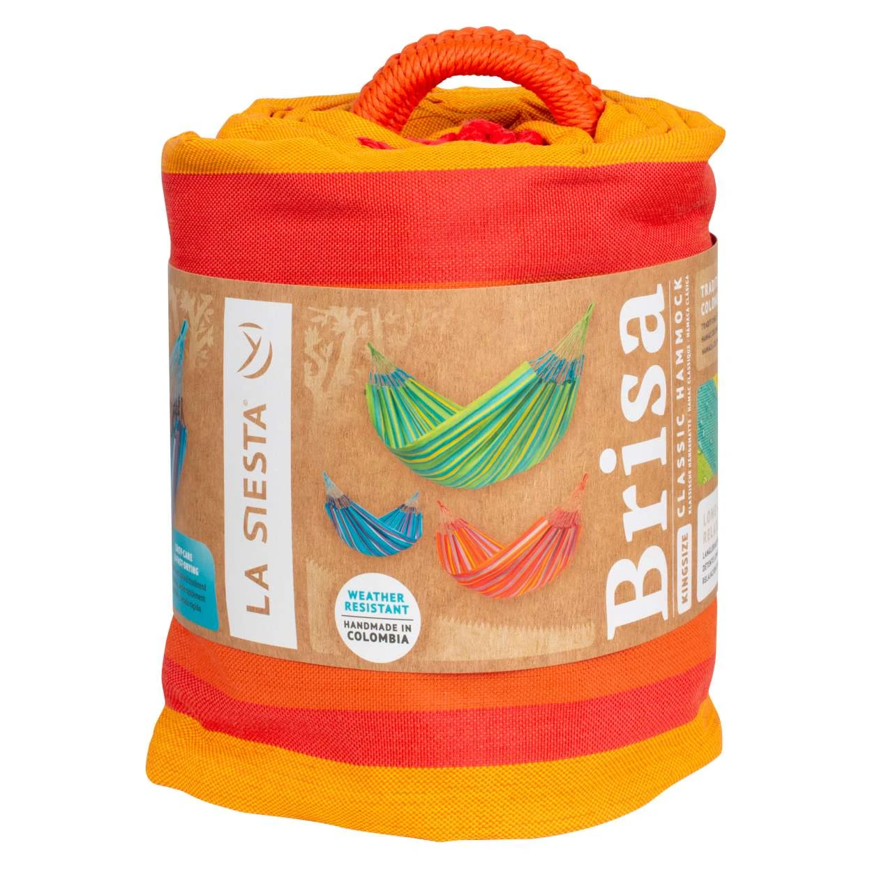 La Siesta Kingsize-Hängematte BRISA Toucan Orange Doppelhängematte XXL BRH18-28 5 La Siesta Kingsize-Hängematte BRISA Toucan Orange Doppelhängematte XXL BRH18-28 – Bild 5