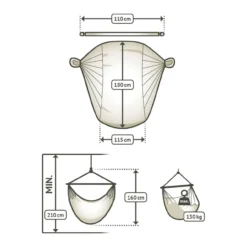 La Siesta Hängesessel HABANA Comfort Jungle Grün Lounger Aus Bio-Baumwolle Hängematte Hängestuhl 9 La Siesta Hängesessel HABANA Comfort Jungle Grün Lounger Aus Bio-Baumwolle Hängematte Hängestuhl -TerrassenLux Verkäufe 000580460000 4 1280x1280