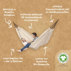 La Siesta Hängematte MODESTA Nougat Braun Aus Bio-Baumwolle Doppel-Hängematte 11 La Siesta Hängematte MODESTA Nougat Braun Aus Bio-Baumwolle Doppel-Hängematte -TerrassenLux Verkäufe 000580550000 5 1280x1280