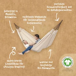 La Siesta Kingsize-Hängematte MODESTA Nougat Braun Familienhängematte XXL Aus Bio-Baumwolle -TerrassenLux Verkäufe 000580640000 4 1280x1280