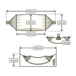 La Siesta Single-Hängematte ALISIO Toucan Orange Einzel-Stabhängematte Outdoor -TerrassenLux Verkäufe 000580680000 3 1280x1280