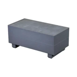 Inko Lounge-Tisch Pasadena Aluminium Anthrazit 35x70 Cm