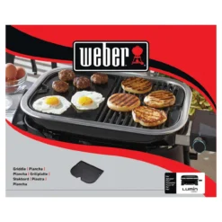 Weber Gusseisen Grillplatte Plancha Für Lumin Compact Elektrogrill 6611 -TerrassenLux Verkäufe 000601840000 4 1280x1280