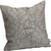 Stern Sofakissen Outdoorstoff Dessin Fleur Grau 45 X 45 Cm Gartenkissen