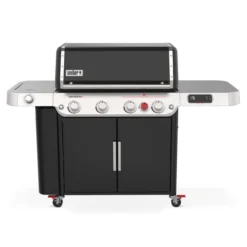Weber Gasgrill Genesis EPX-470 Smart Grill Black Mit Großer Grillplatte Und Grillbeleuchtung