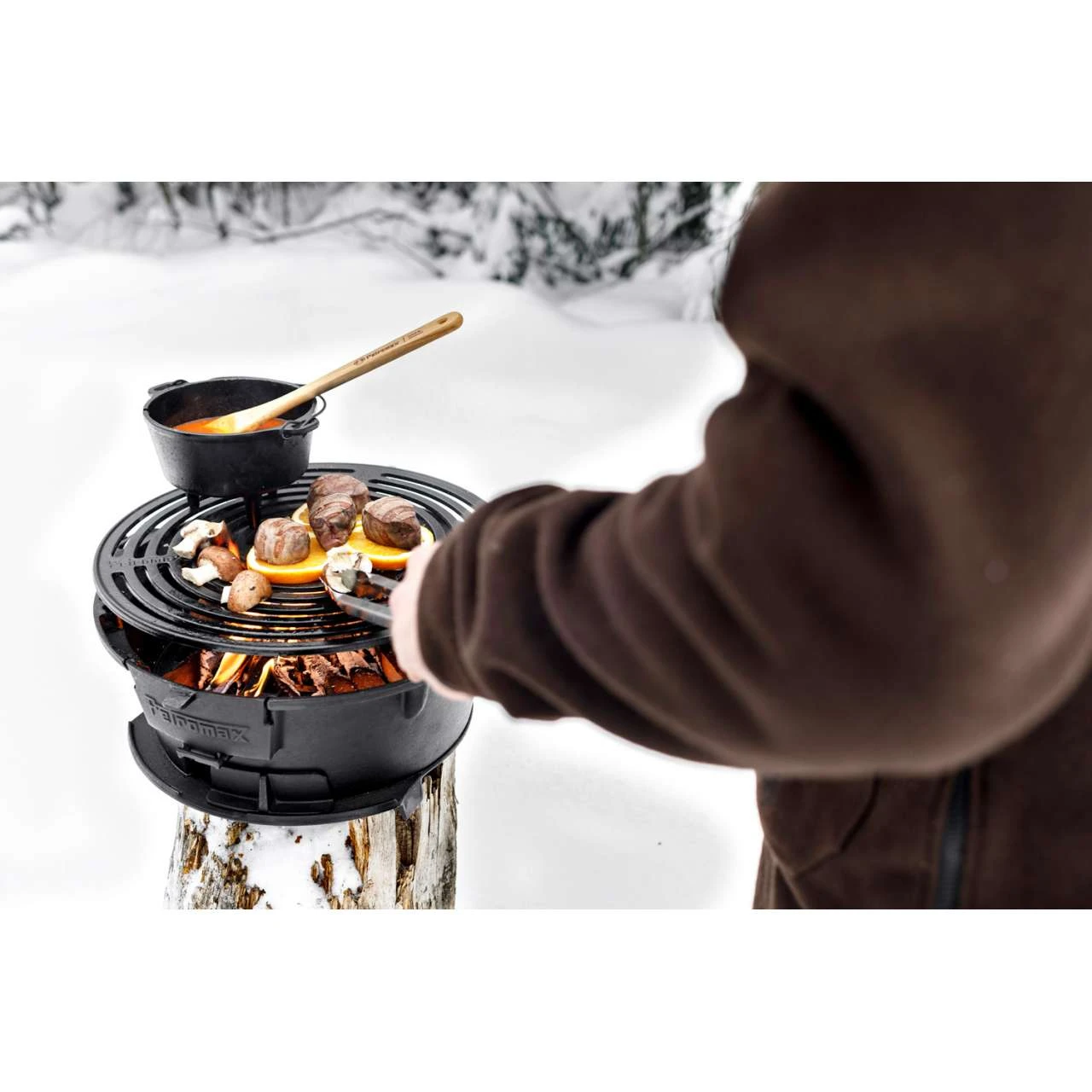 Petromax Feuergrill TG 3 Aus Gusseisen 2 In 1 Grill Und Kochstelle Für Feuertöpfe 6 Petromax Feuergrill TG 3 Aus Gusseisen 2 In 1 Grill Und Kochstelle Für Feuertöpfe – Bild 6