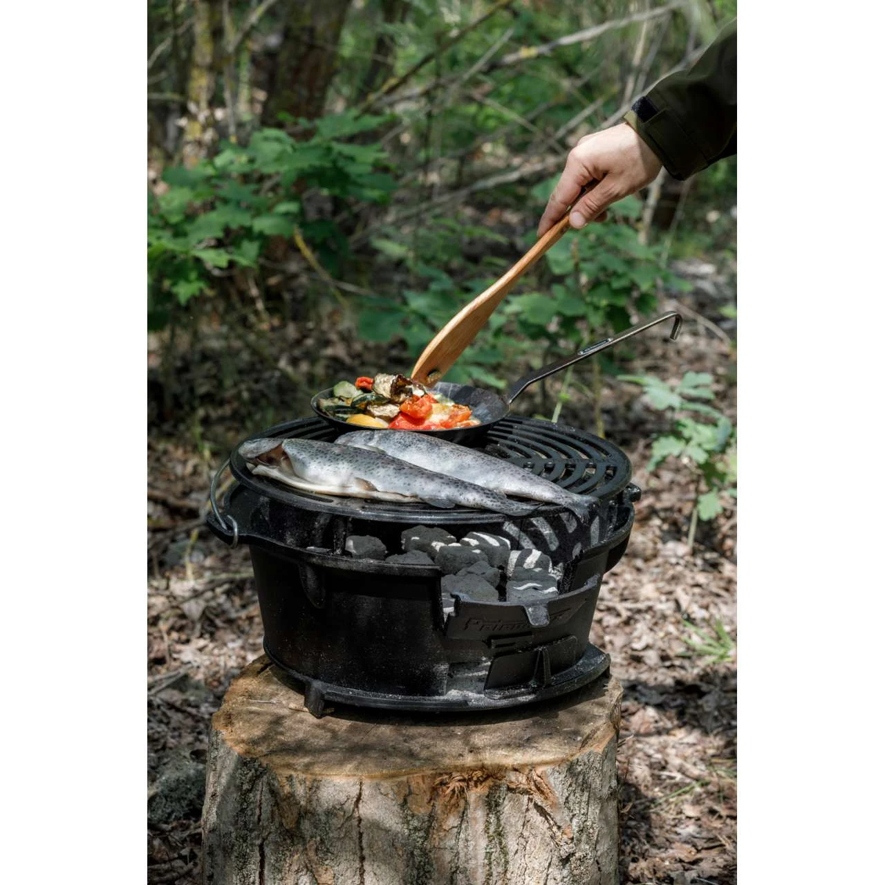 Petromax Feuergrill TG 3 Aus Gusseisen 2 In 1 Grill Und Kochstelle Für Feuertöpfe 8 Petromax Feuergrill TG 3 Aus Gusseisen 2 In 1 Grill Und Kochstelle Für Feuertöpfe – Bild 8