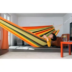 AMAZONAS XXL Hängematte Paradiso Esmeralda Tuchhängematte Liegefläche Ca. 250 X 175 Cm -TerrassenLux Verkäufe 000609660000 4 1280x1280