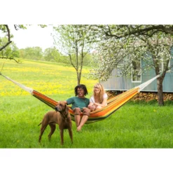 AMAZONAS XXL Hängematte Paradiso Esmeralda Tuchhängematte Liegefläche Ca. 250 X 175 Cm -TerrassenLux Verkäufe 000609660000 5 1280x1280