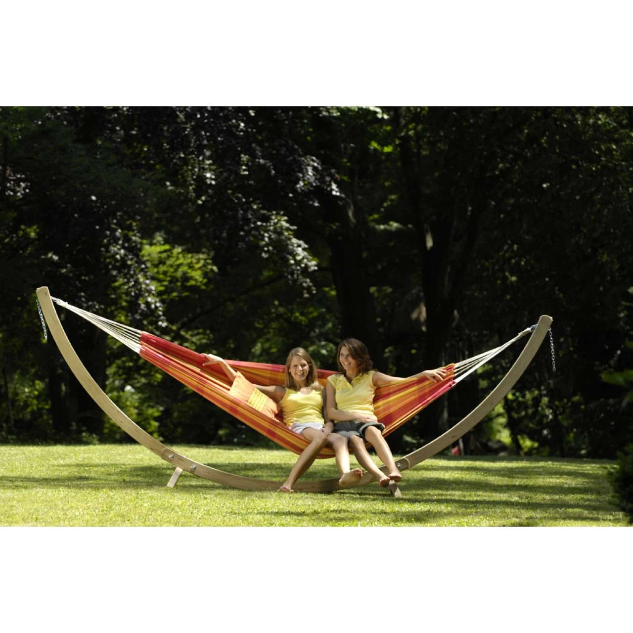 AMAZONAS XL Hängematte Barbados Papaya Tuchhängematte Liegefläche Ca. 230 X 150 Cm 8 AMAZONAS XL Hängematte Barbados Papaya Tuchhängematte Liegefläche Ca. 230 X 150 Cm – Bild 8