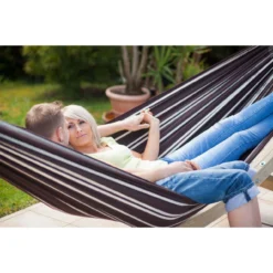 AMAZONAS XL Hängematte Barbados Mocca Tuchhängematte Liegefläche Ca. 230 X 150 Cm -TerrassenLux Verkäufe 000609810000 6 1280x1280
