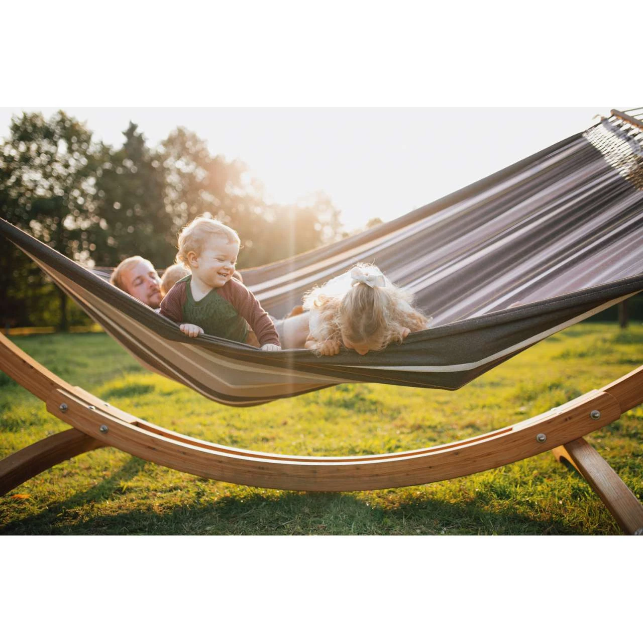 AMAZONAS XXL Boho Stabhängematte Palacio Café Liegefläche Ca. 240 X 160 Cm 4 AMAZONAS XXL Boho Stabhängematte Palacio Café Liegefläche Ca. 240 X 160 Cm – Bild 4