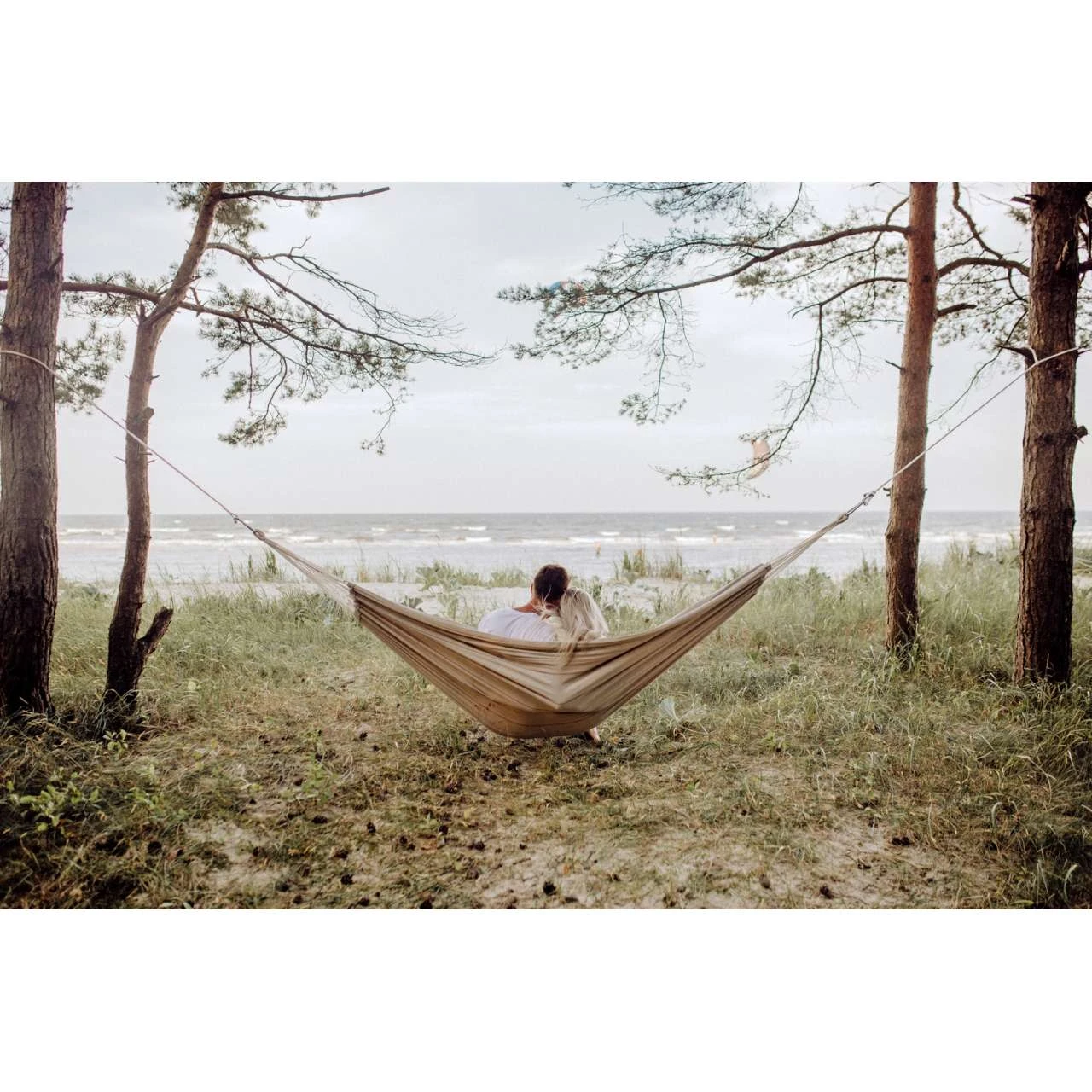 AMAZONAS XL Hängematte Arte Hellbeige Tuchhängematte Liegefläche Ca. 230 X 150 Cm 6 AMAZONAS XL Hängematte Arte Hellbeige Tuchhängematte Liegefläche Ca. 230 X 150 Cm – Bild 6