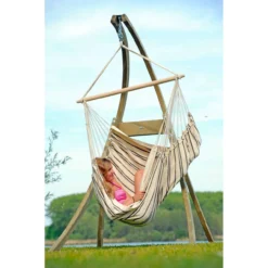 AMAZONAS Hängesesselgestell Atlas Aus Fichtenholz Ca. 147 X 234 X 139 Cm Bis 160 Kg -TerrassenLux Verkäufe 000610800000 7 1280x1280