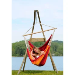 AMAZONAS Hängesesselgestell Atlas Aus Fichtenholz Ca. 147 X 234 X 139 Cm Bis 160 Kg -TerrassenLux Verkäufe 000610800000 8 1280x1280